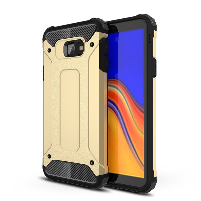 Odolný kryt Hybrid Armor zlatý – Samsung Galaxy J4+ (J4 Plus) | Kryty na mobil Kryty na mobil | Odolný kryt Hybrid Armor zlatý – Samsung Galaxy J4+ (J4 Plus) | Kryty na mobil