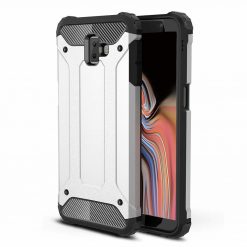 Kryty na mobil | Odolný kryt Hybrid Armor strieborný – Samsung Galaxy J6+ (J6 Plus) | Kryty na mobil