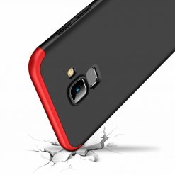 Kryty na mobil | Puzdro 360 Protection červeno-čierne – Samsung Galaxy A6 2018 | Kryty na mobil