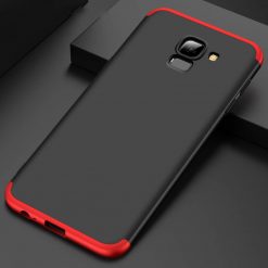 Kryty na mobil | Puzdro 360 Protection červeno-čierne – Samsung Galaxy A6 2018 | Kryty na mobil