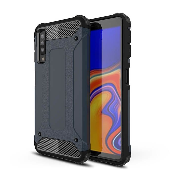Odolný kryt Hybrid Armor modrý – Samsung Galaxy A7 2018 (A750) | Kryty na mobil Kryty na mobil | Odolný kryt Hybrid Armor modrý – Samsung Galaxy A7 2018 (A750) | Kryty na mobil