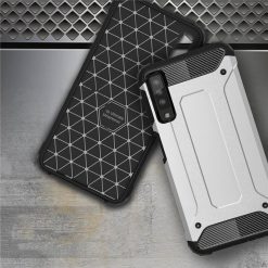 Kryty na mobil | Odolný kryt Hybrid Armor strieborný – Samsung Galaxy A7 2018 (A750) | Kryty na mobil