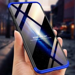 Puzdro 360 Protection modro-čierne s dierou na Apple logo – iPhone Xr | Kryty na mobil Kryty na mobil | Puzdro 360 Protection modro-čierne s dierou na Apple logo – iPhone Xr | Kryty na mobil