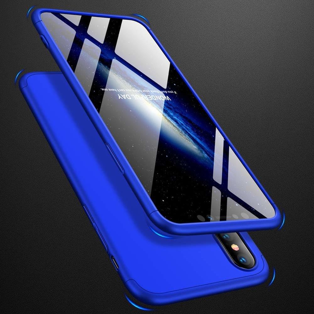 Puzdro 360 Protection modré s dierou na Apple logo – iPhone Xr | Kryty na mobil Kryty na mobil | Puzdro 360 Protection modré s dierou na Apple logo – iPhone Xr | Kryty na mobil