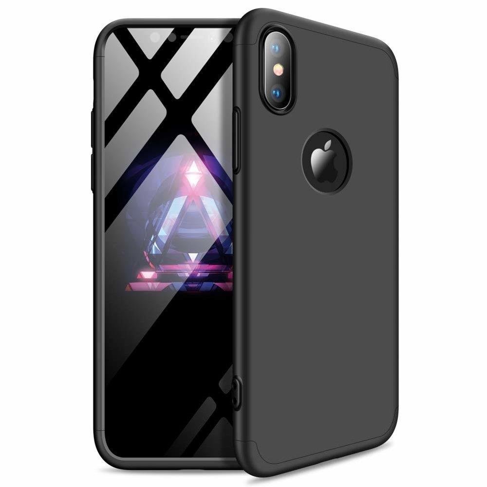 Puzdro 360 Protection čierne s dierou na Apple logo – iPhone Xr | Kryty na mobil Kryty na mobil | Puzdro 360 Protection čierne s dierou na Apple logo – iPhone Xr | Kryty na mobil