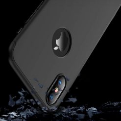 Puzdro 360 Protection čierne s dierou na Apple logo – iPhone Xr | Kryty na mobil Kryty na mobil | Puzdro 360 Protection čierne s dierou na Apple logo – iPhone Xr | Kryty na mobil