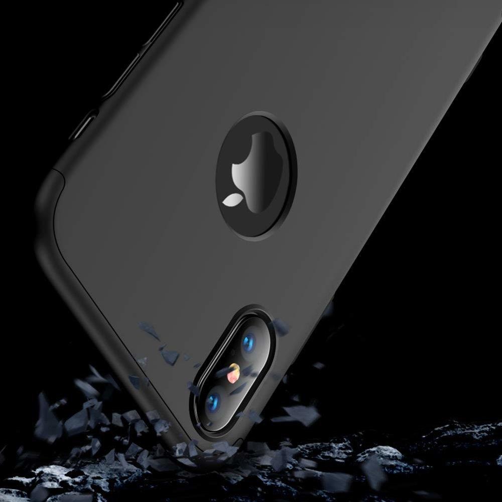 Puzdro 360 Protection čierne s dierou na Apple logo – iPhone Xr | Kryty na mobil Kryty na mobil | Puzdro 360 Protection čierne s dierou na Apple logo – iPhone Xr | Kryty na mobil