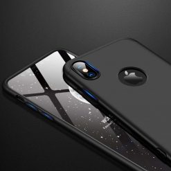 Puzdro 360 Protection čierne s dierou na Apple logo – iPhone Xr | Kryty na mobil Kryty na mobil | Puzdro 360 Protection čierne s dierou na Apple logo – iPhone Xr | Kryty na mobil