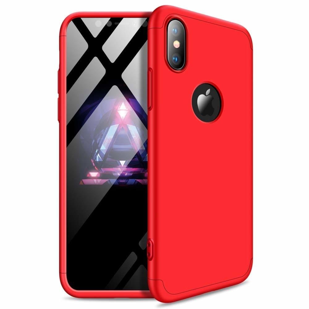 Puzdro 360 Protection červené s dierou na Apple logo – iPhone Xr | Kryty na mobil Kryty na mobil | Puzdro 360 Protection červené s dierou na Apple logo – iPhone Xr | Kryty na mobil