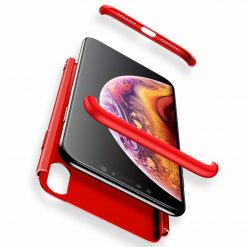 Puzdro 360 Protection červené s dierou na Apple logo – iPhone Xr | Kryty na mobil Kryty na mobil | Puzdro 360 Protection červené s dierou na Apple logo – iPhone Xr | Kryty na mobil