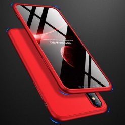 Puzdro 360 Protection červené s dierou na Apple logo – iPhone Xr | Kryty na mobil Kryty na mobil | Puzdro 360 Protection červené s dierou na Apple logo – iPhone Xr | Kryty na mobil