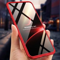Puzdro 360 Protection červené s dierou na Apple logo – iPhone Xr | Kryty na mobil Kryty na mobil | Puzdro 360 Protection červené s dierou na Apple logo – iPhone Xr | Kryty na mobil