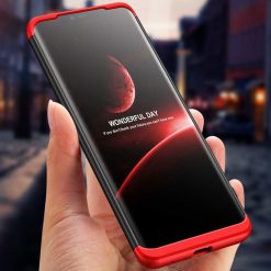 Kryty na mobil | Puzdro 360 Protection červeno-čierne – Huawei Mate 20 Pro | Kryty na mobil