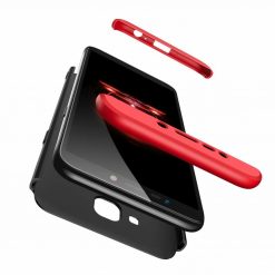Kryty na mobil | Puzdro 360 Protection červeno-čierne – Samsung Galaxy J4+ (J4 Plus) | Kryty na mobil