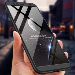 Kryty na mobil | Puzdro 360 Protection čierne – Samsung Galaxy J6+ (J6 Plus) | Kryty na mobil
