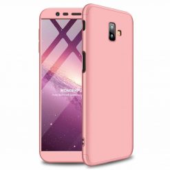 Kryty na mobil | Puzdro 360 Protection ružové – Samsung Galaxy J6+ (J6 Plus) | Kryty na mobil