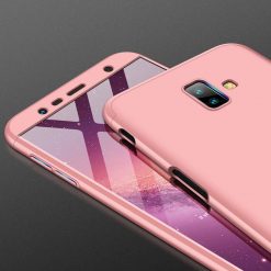 Kryty na mobil | Puzdro 360 Protection ružové – Samsung Galaxy J6+ (J6 Plus) | Kryty na mobil