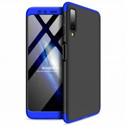 Kryty na mobil | Puzdro 360 Protection modro-čierne – Samsung Galaxy A7 2018 (A750) | Kryty na mobil