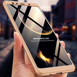 Kryty na mobil | Puzdro 360 Protection zlaté – Samsung Galaxy A7 2018 (A750) | Kryty na mobil