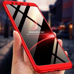 Kryty na mobil | Puzdro 360 Protection červené – Samsung Galaxy A7 2018 (A750) | Kryty na mobil