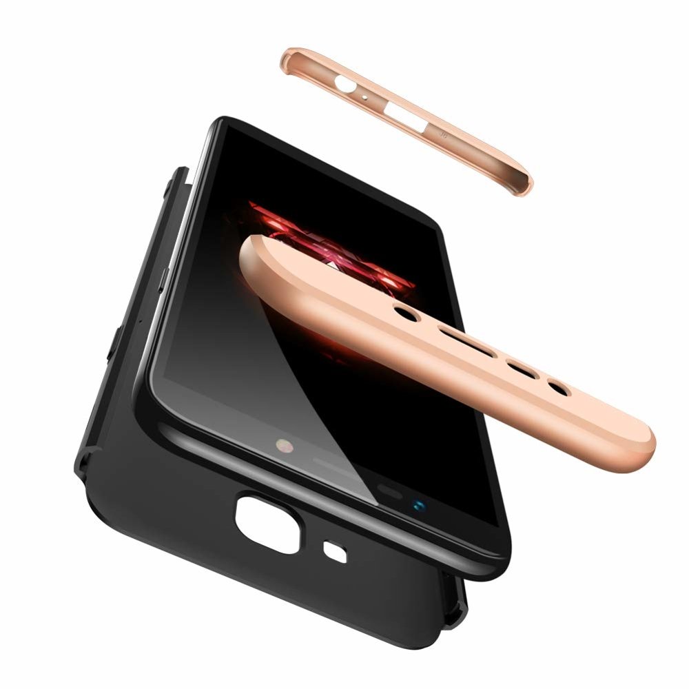 Puzdro 360 Protection zlato-čierne – Samsung Galaxy J4+ (J4 Plus) | Kryty na mobil Kryty na mobil | Puzdro 360 Protection zlato-čierne – Samsung Galaxy J4+ (J4 Plus) | Kryty na mobil