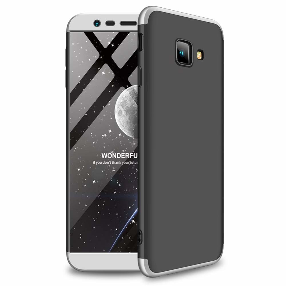 Puzdro 360 Protection čierno-strieborné – Samsung Galaxy J4+ (J4 Plus) | Kryty na mobil Kryty na mobil | Puzdro 360 Protection čierno-strieborné – Samsung Galaxy J4+ (J4 Plus) | Kryty na mobil