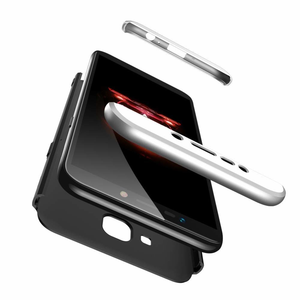 Puzdro 360 Protection čierno-strieborné – Samsung Galaxy J4+ (J4 Plus) | Kryty na mobil Kryty na mobil | Puzdro 360 Protection čierno-strieborné – Samsung Galaxy J4+ (J4 Plus) | Kryty na mobil