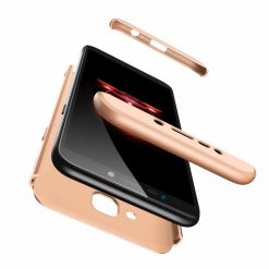 Kryty na mobil | Puzdro 360 Protection zlaté – Samsung Galaxy J4+ (J4 Plus) | Kryty na mobil