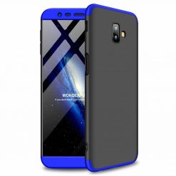 Kryty na mobil | Puzdro 360 Protection modro-čierne – Samsung Galaxy J6+ (J6 Plus) | Kryty na mobil