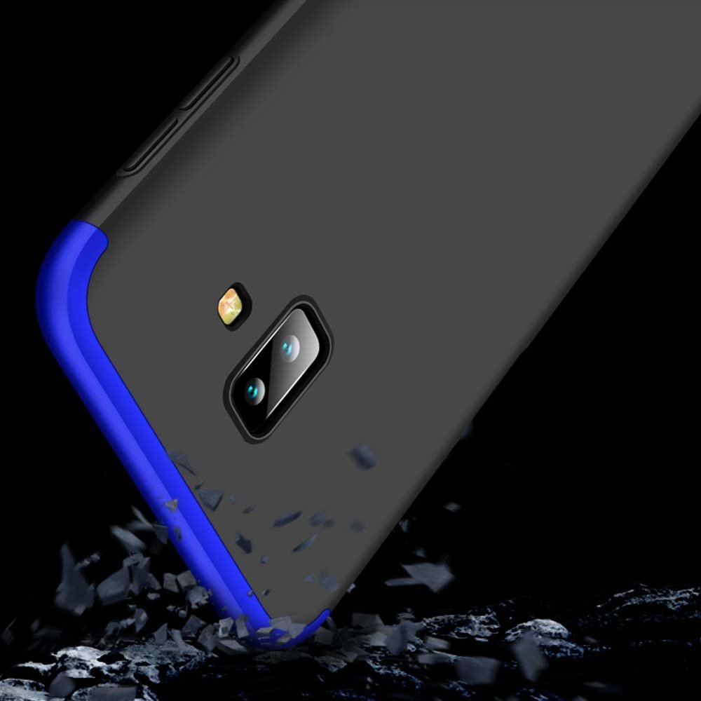 Puzdro 360 Protection modro-čierne – Samsung Galaxy J6+ (J6 Plus) | Kryty na mobil Kryty na mobil | Puzdro 360 Protection modro-čierne – Samsung Galaxy J6+ (J6 Plus) | Kryty na mobil