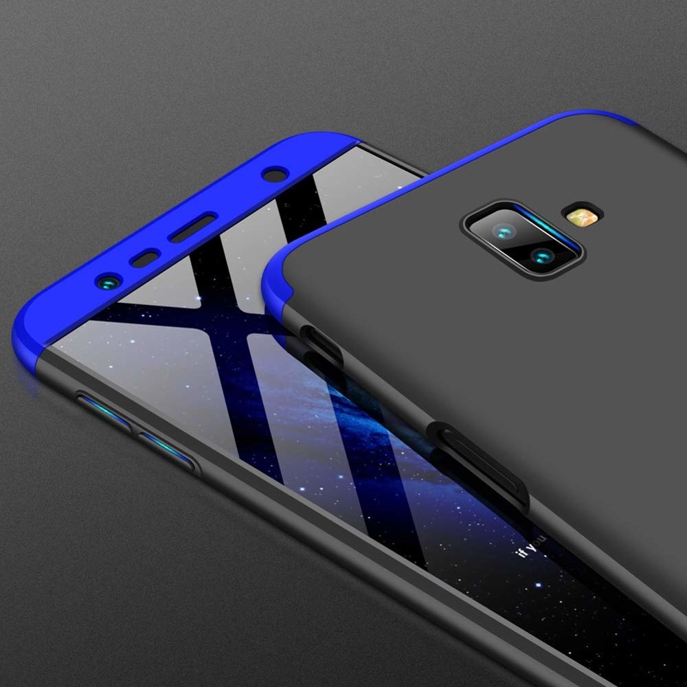 Puzdro 360 Protection modro-čierne – Samsung Galaxy J6+ (J6 Plus) | Kryty na mobil Kryty na mobil | Puzdro 360 Protection modro-čierne – Samsung Galaxy J6+ (J6 Plus) | Kryty na mobil