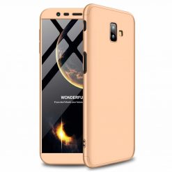 Kryty na mobil | Puzdro 360 Protection zlaté – Samsung Galaxy J6+ (J6 Plus) | Kryty na mobil