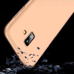 Kryty na mobil | Puzdro 360 Protection zlaté – Samsung Galaxy J6+ (J6 Plus) | Kryty na mobil