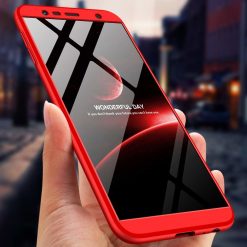 Kryty na mobil | Puzdro 360 Protection červené – Samsung Galaxy J6+ (J6 Plus) | Kryty na mobil