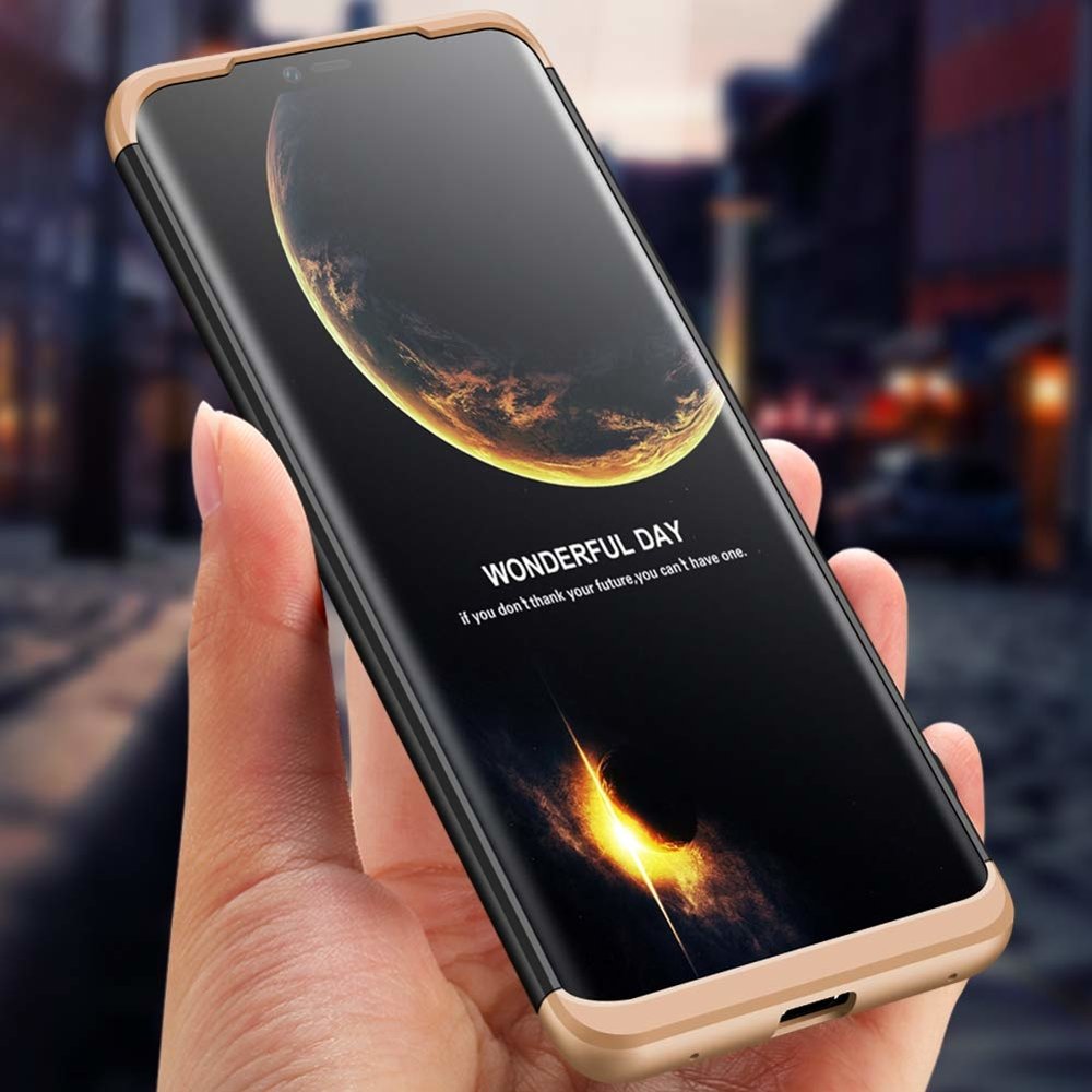 Puzdro 360 Protection zlato-čierne – Huawei Mate 20 Pro | Kryty na mobil Kryty na mobil | Puzdro 360 Protection zlato-čierne – Huawei Mate 20 Pro | Kryty na mobil