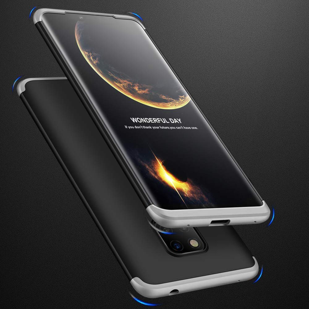 Puzdro 360 Protection strieborno-čierne – Huawei Mate 20 Pro | Kryty na mobil Kryty na mobil | Puzdro 360 Protection strieborno-čierne – Huawei Mate 20 Pro | Kryty na mobil