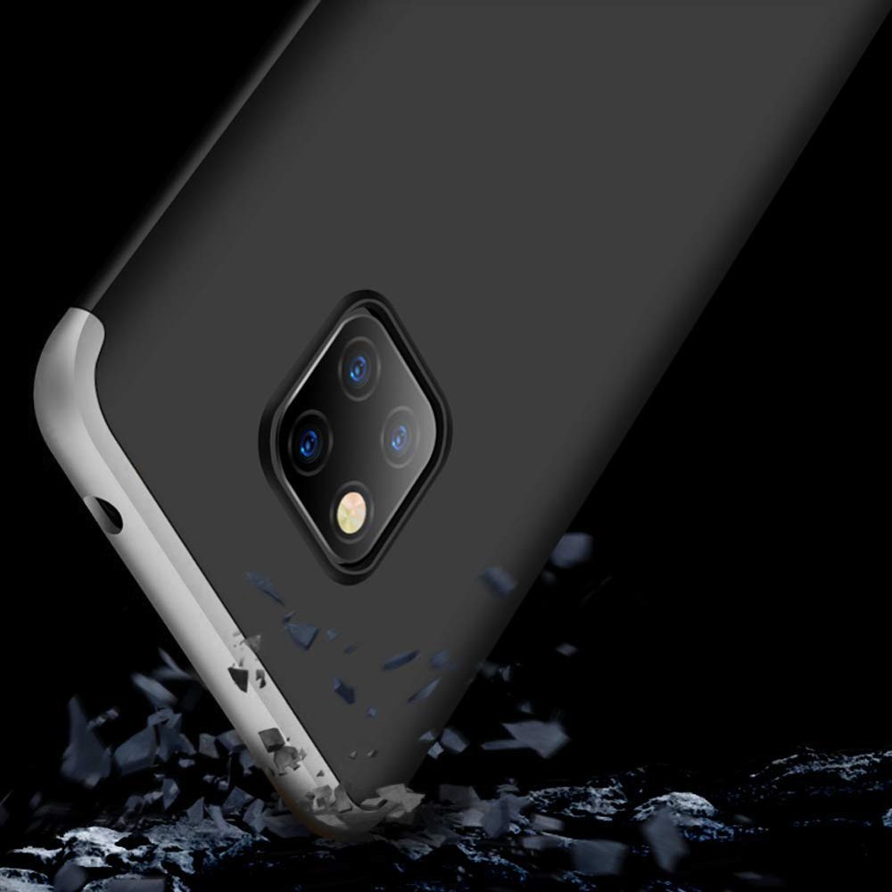 Puzdro 360 Protection strieborno-čierne – Huawei Mate 20 Pro | Kryty na mobil Kryty na mobil | Puzdro 360 Protection strieborno-čierne – Huawei Mate 20 Pro | Kryty na mobil