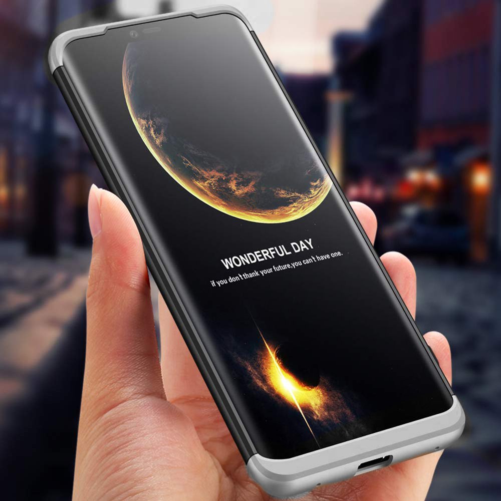 Puzdro 360 Protection strieborno-čierne – Huawei Mate 20 Pro | Kryty na mobil Kryty na mobil | Puzdro 360 Protection strieborno-čierne – Huawei Mate 20 Pro | Kryty na mobil