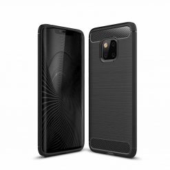 Kryty na mobil | Zadný kryt Carbon case čierny – Huawei Mate 20 Pro | Kryty na mobil