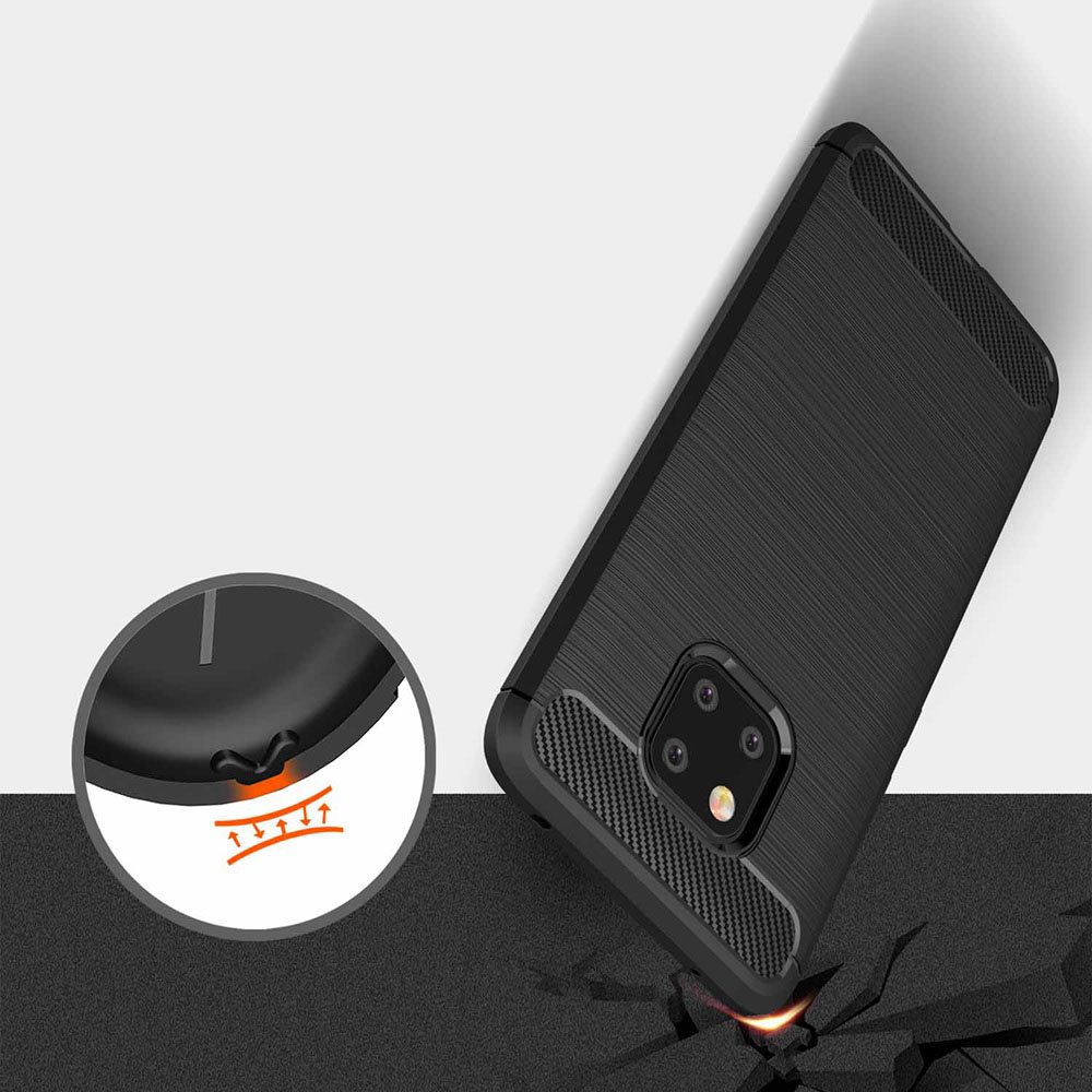 Zadný kryt Carbon case čierny – Huawei Mate 20 Pro | Kryty na mobil Kryty na mobil | Zadný kryt Carbon case čierny – Huawei Mate 20 Pro | Kryty na mobil