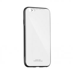 Kryty na mobil | Sklenený kryt Glass Case biely – Samsung Galaxy J4+ (J4 Plus) | Kryty na mobil