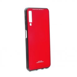 Kryty na mobil | Sklenený kryt Glass Case červený – Samsung Galaxy A7 2018 (A750) | Kryty na mobil