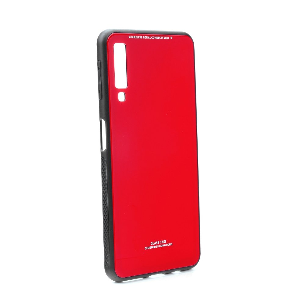 Sklenený kryt Glass Case červený – Samsung Galaxy A7 2018 (A750) | Kryty na mobil Kryty na mobil | Sklenený kryt Glass Case červený – Samsung Galaxy A7 2018 (A750) | Kryty na mobil