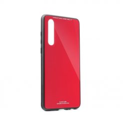 Kryty na mobil | Sklenený kryt Glass Case červený – Huawei P30 | Kryty na mobil