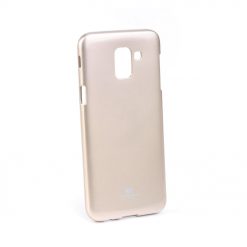 Kryty na mobil | Gumený kryt Jelly Mercury zlatý – Samsung Galaxy J6+ (J6 Plus) | Kryty na mobil