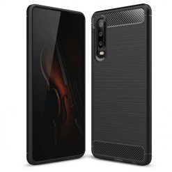Zadný kryt Forcell Carbon Čierny – Huawei P30