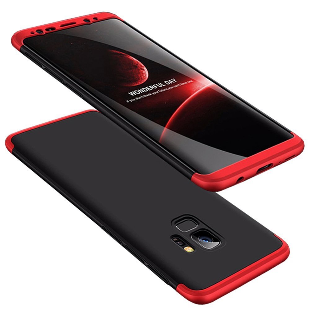 Puzdro 360 Protection čierno-červené – Samsung Galaxy S9 | Kryty na mobil Kryty na mobil | Puzdro 360 Protection čierno-červené – Samsung Galaxy S9 | Kryty na mobil