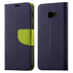 Kryty na mobil | Peňaženkové puzdro Fancy Book modro-limetkové – Samsung Galaxy S9 | Kryty na mobil