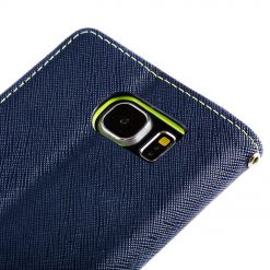 Kryty na mobil | Peňaženkové puzdro Fancy Book modro-limetkové – Samsung Galaxy S9 | Kryty na mobil