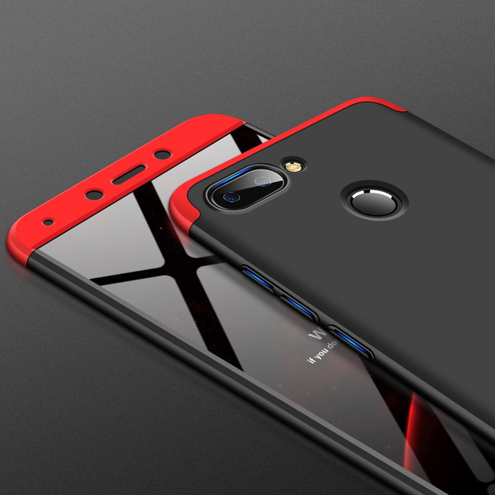 Puzdro 360 Protection čierno-červené – Xiaomi Redmi 6 | Kryty na mobil Kryty na mobil | Puzdro 360 Protection čierno-červené – Xiaomi Redmi 6 | Kryty na mobil